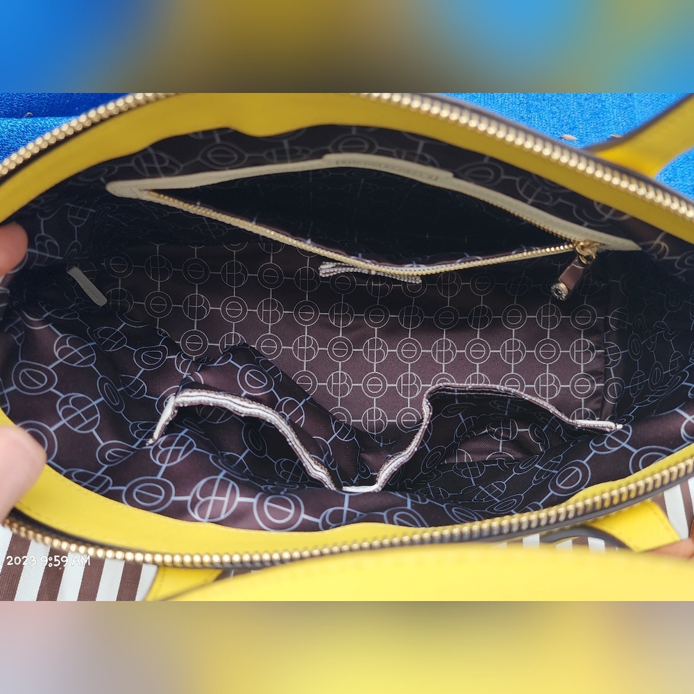 Henri Bendel W 57th tote purse satchel - Picture 6 of 16